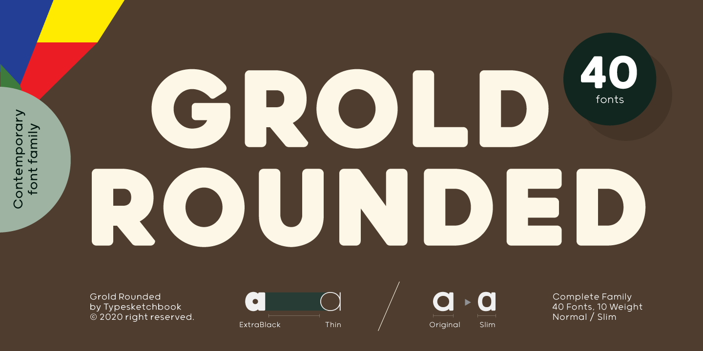 Example font Grold Rounded #1